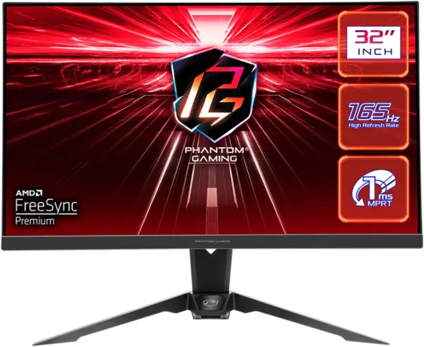 Image of ASRock Phantom 31.5" PG32QF2B Quad HD Gaming LED Monitor