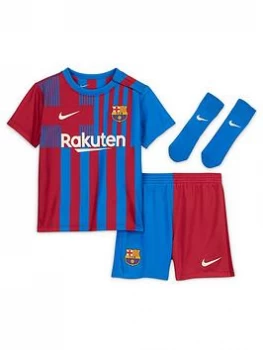 Image of Nike Barcelona Infants 21/22 Home Kit - Blue Size 6-9 Months
