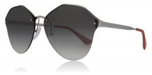 Image of Prada PR64TS Sunglasses Silver 1BC4S1 66mm