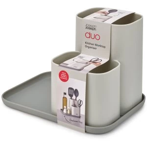 Image of Joseph Joseph DUO Kitchen Worktop Organiser - Grey