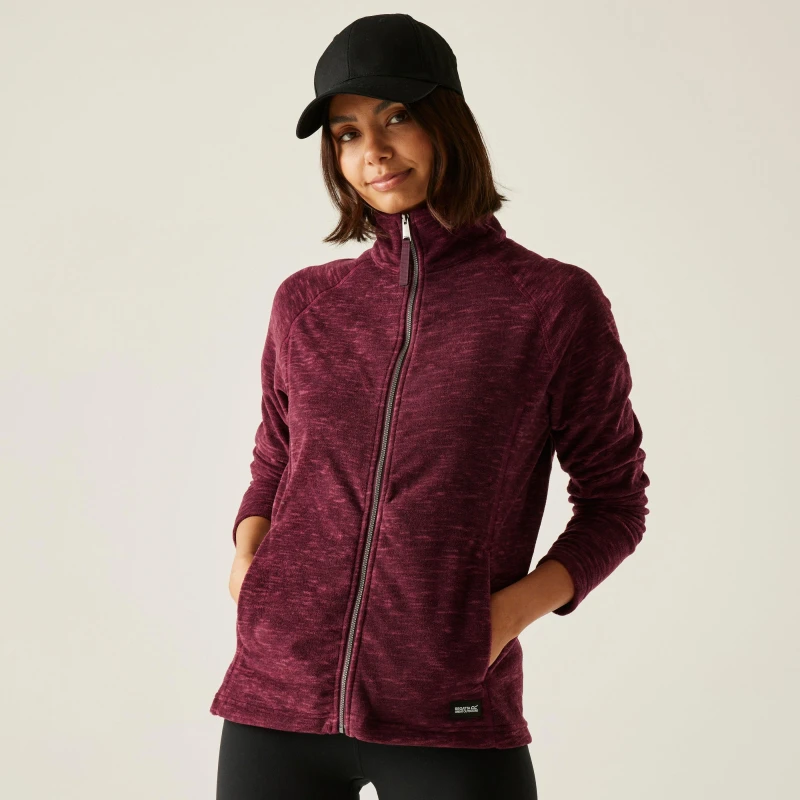 Image of Womens full-zip fleece Regatta Mayse Rouge Female 40