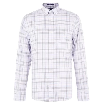 Image of Gant Gant Long Sleeve Shirt - Blue