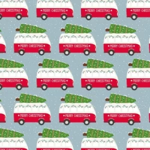 Image of Christmas Camper Van Wrapping Paper