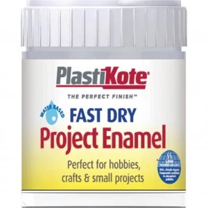 Image of Plastikote Fast Dry Enamel Paint Chrome 59ml