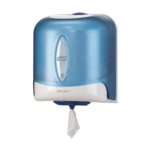 Image of Tork Reflex Single Sheet Centrefeed Dispenser Blue 473133