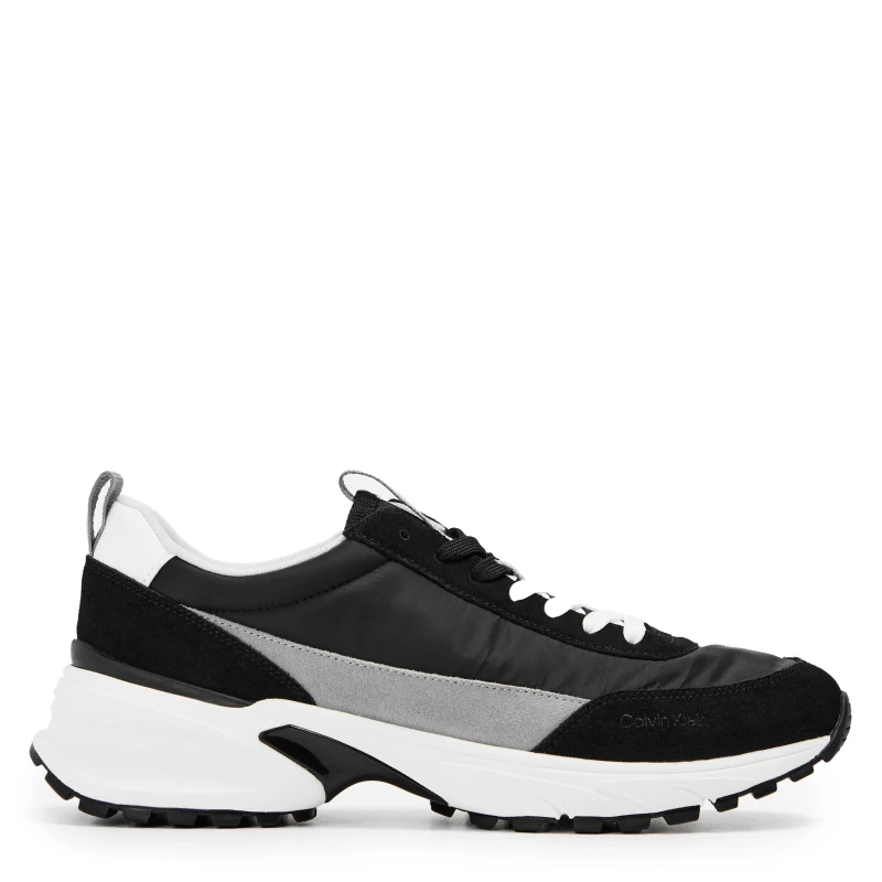 Image of Calvin Klein Mens Hike Runners Black/Gry/Wht male 8 (42)