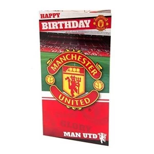 Image of Manchester United FC Birthday Card