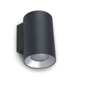 Image of Cosmos LED Outdoor Medium Wall Light Urban Grey IP55
