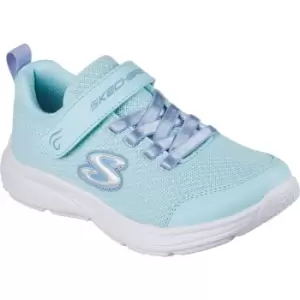 Image of Skechers Girls Wavy Lites Blissfully Lightweight Trainers UK Size 13 (EU 32)