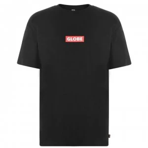 Image of Globe Printed T Shirt Mens - Bar