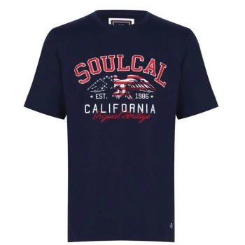 Image of SoulCal T Shirt - Navy
