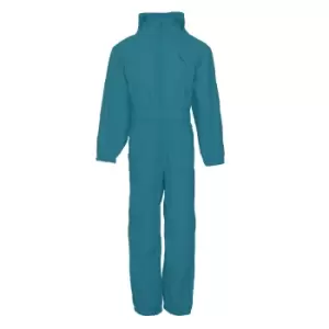Image of Trespass Childrens/Kids Button Rain Suit (2-3 Years) (Teal)