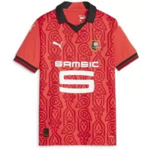 Image of Puma Stade Rennais Home Shirt 2023 2024 Juniors - Red
