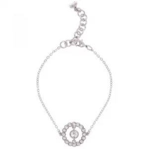 Image of Ted Baker Ladies Silver Plated Colesse Concentric Crystal Bracelet