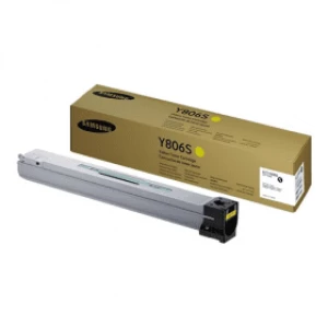 Image of Samsung CLT Y806S Yellow Laser Toner Ink Cartridge HP SS728A