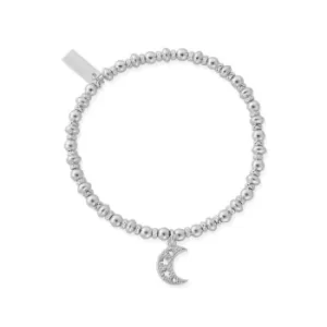 Image of ChloBo SBDS3078 Didi Sparkle Starry Moon Bracelet