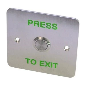 Image of ASEC EBSS02 Stainless Steel - 1 Gang Exit Button
