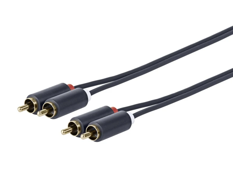 Image of Vivolink PRORCARCA3 audio cable 3m 2 x RCA Black