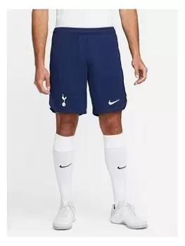 Image of Nike Tottenham Mens 22/23 Home Shorts, Navy Size M Men
