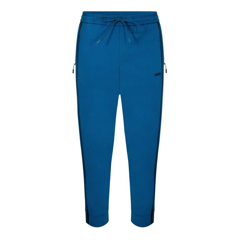 Image of Boss Mens HBG Hadiko Jogging Bottoms, Elasticated Waistband Open Blue male S