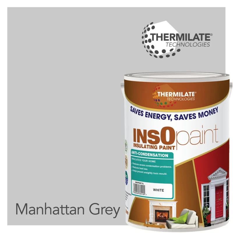 Image of THERMILATE TECHNOLOGIES Anti Condensation Paint - 5L in Manhattan Grey Manhattan Grey Unisex 5L