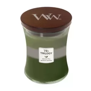 Image of WoodWick Trilogy Candles Mountain Trail Medium Hourglass Candle 275g / 9.7 oz.