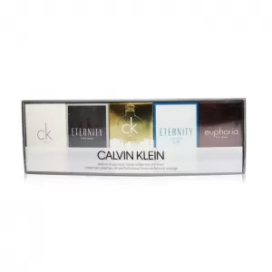 Image of Calvin Klein Mens Mini Set Gift Set 10ml CK One Eau de Toilette + 10ml Eternity Eau de Toilette + 10ml CK One Gold Eau de Toilette + 10ml Eternity Air