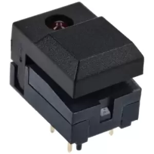 Image of R-TECH 536950 Sub Miniature Flat Button Momentary Switch 1xRed LED...