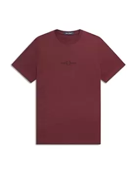 Image of Fred Perry Embroidered Logo Graphic Tee