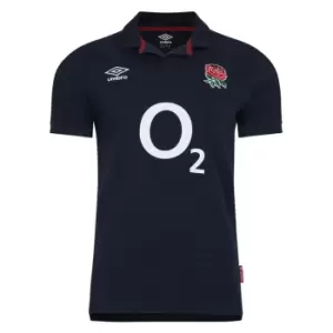 Image of Umbro England Rugby Alternate Classic Shirt 2023 2024 Adults - Blue