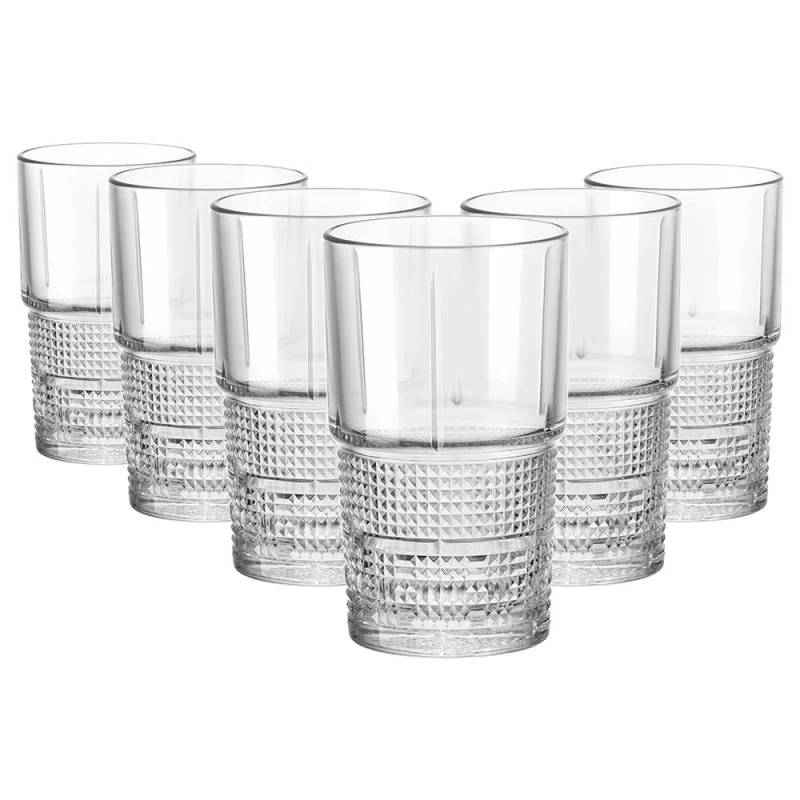 Image of Bormioli Rocco Bartender Novecento Highball Glasses - 405Ml - Pack Of 12