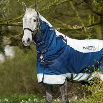 Image of Rambo Summer Series Turnout - Grey/Blue/Navy