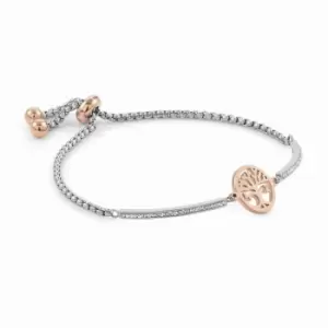 Image of Nomination Milleluci Rose Gold Plated Stainless Steel Tree of Life Bracelet