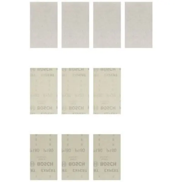 Image of Bosch Accessories Bosch Accessories EXPERT M480 2608901205 Mesh sanding disc set Punched Grit size 80, 80, 80, 80, 120, 120, 120, 180, 180, 180 (L x W
