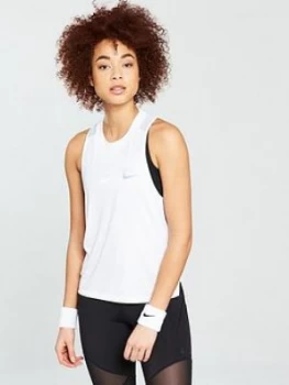 Image of Nike Running Miler Tank White Size XL Women