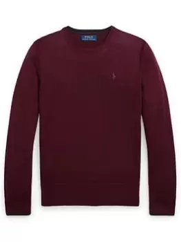 Image of Ralph Lauren Boys Jumper - Harvard Wine