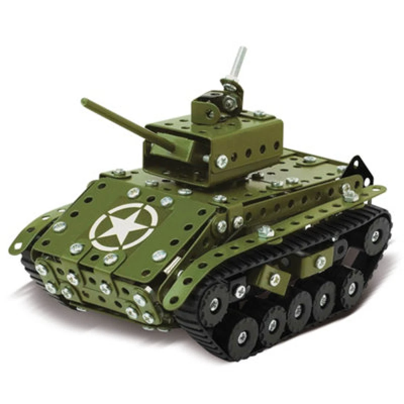Image of Coach House Partners Sherman Tank Metal Construction Set (284 Pieces)