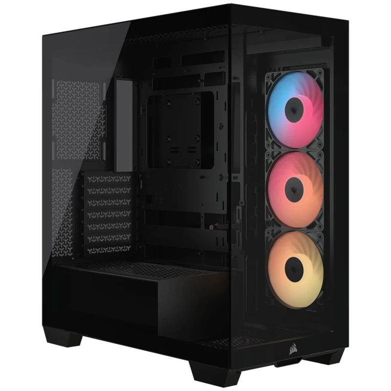 Image of Corsair 3500X RS-R ARGB Mid-Tower PC Case - BLACK - CC-9011322-WW