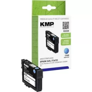 Image of KMP Ink cartridge replaced Epson T347234XL Compatible Single Cyan E223X 1637,4003