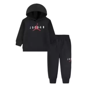 Image of Air Jordan Hoodie Set Bb00 - Black