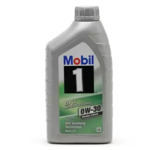 Image of MOBIL Engine oil Mobil 1 ESP LV 0W-30 Capacity: 1l 154317