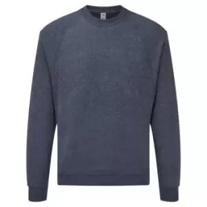 Image of Fruit Of The Loom Mens Raglan Sleeve BelcoroA Sweatshirt (M) (Heather Navy)