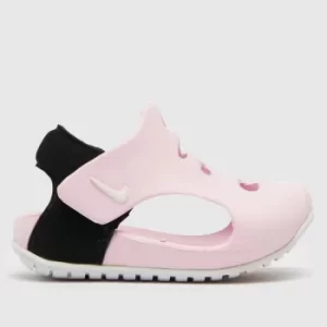 Image of Nike Pale Pink Sunray Protect 3 Girls Toddler Sandals