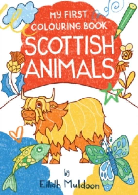 Image of My First Colouring Book: Scottish Animals Paperback / softback