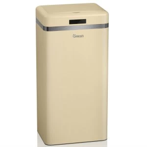 Image of Swan Retro 45L Sensor Bin - Cream