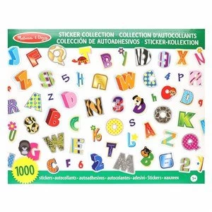 Image of Melissa and Doug Sticker Collection Alphabet and Numbers
