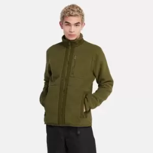 Image of Timberland High-pile Fleece For Men In Green Green, Size M