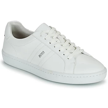 Image of Hugo Boss Ribeira Low Tennis Trainers White Size 8 Men