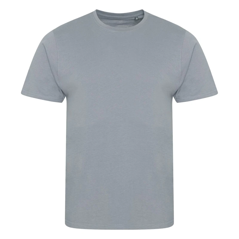 Image of AWDis AWDis Men Cascade logie T-Shirt in Grey Size: Small Grey S Male 5063425362691