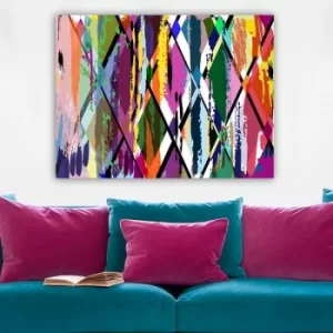 Image of 133483577_70100 Multicolor Decorative Canvas Painting